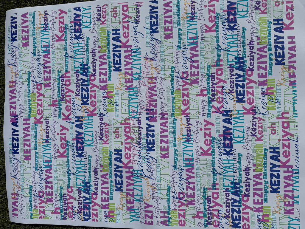 Custom Wrapping Paper