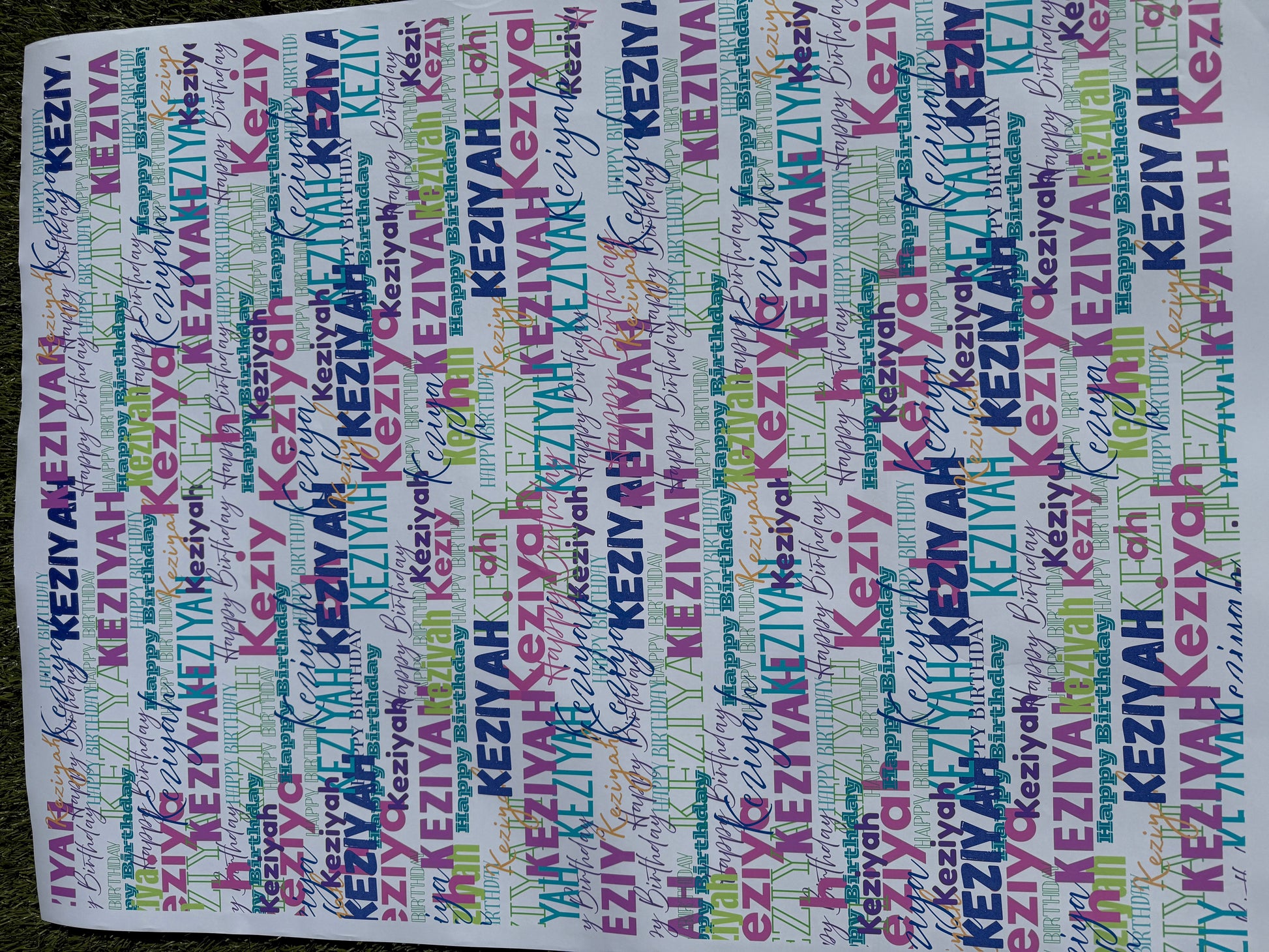 Custom Wrapping Paper