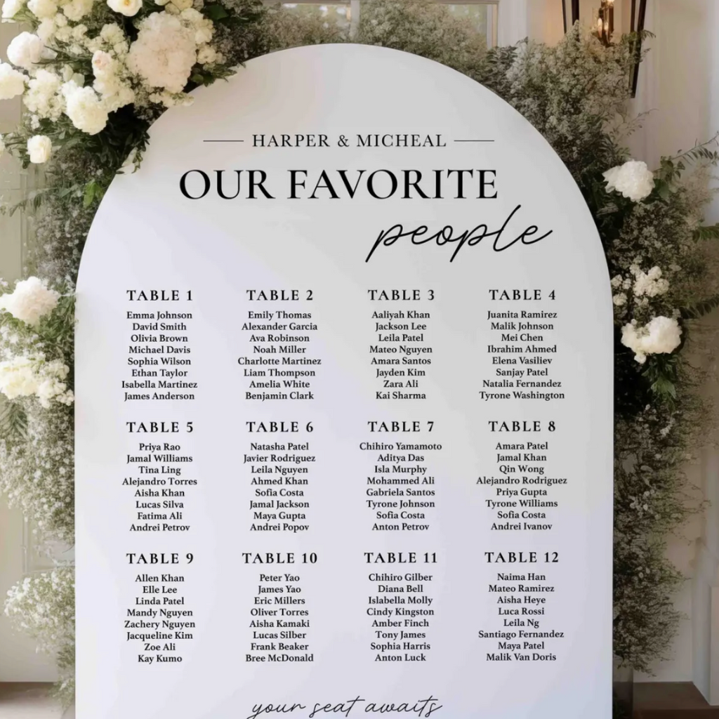 Seating Charts