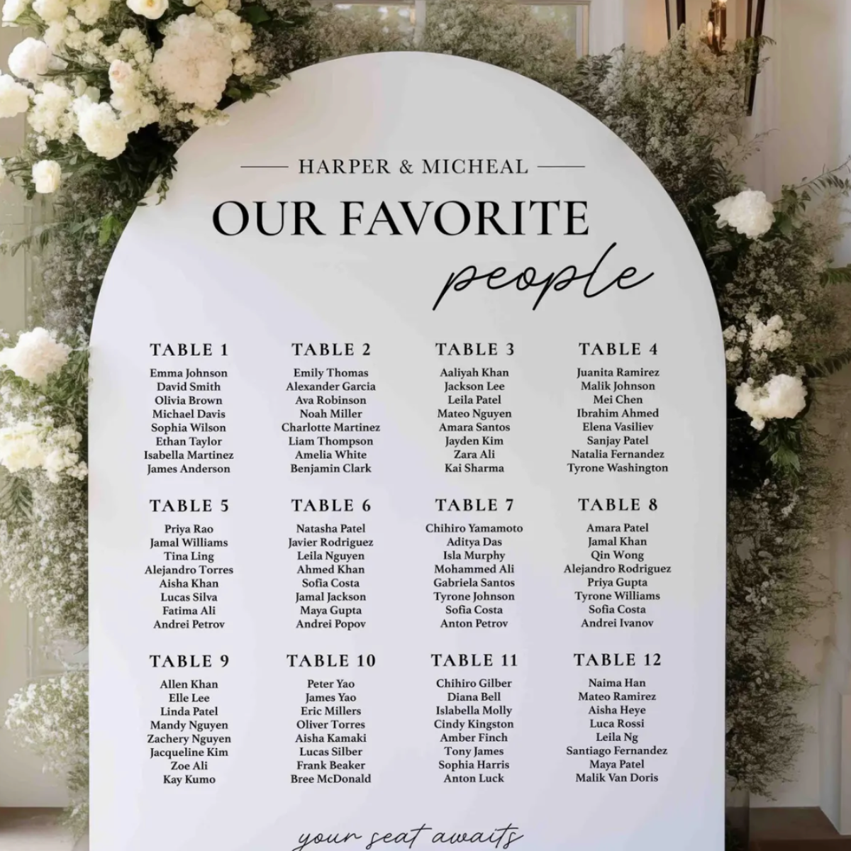 Seating Charts